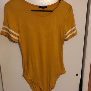 Yellow bodysuit